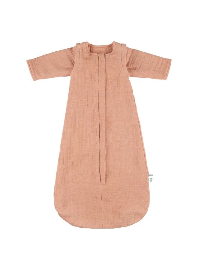 Trixie Organic Cotton Sleeping Bag - Mild Season - 90 cm - Bliss Coral - Image 1
